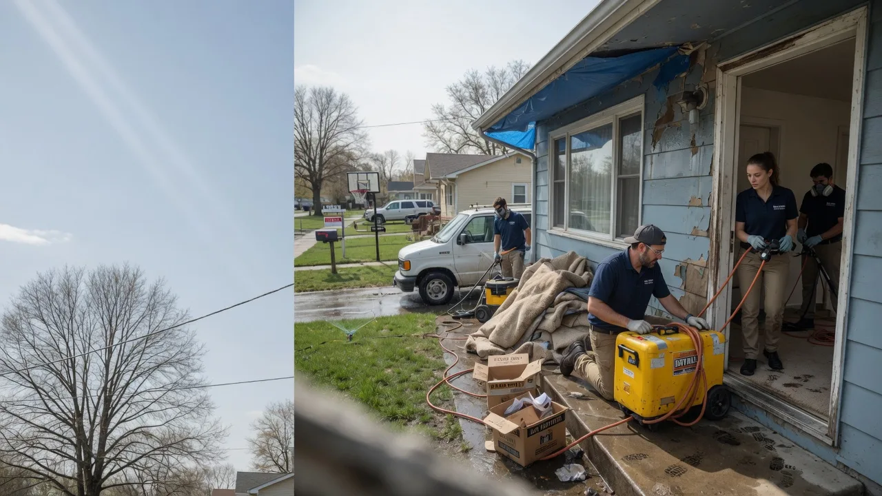Basement Flood Cleanup in Clay City, IN near me